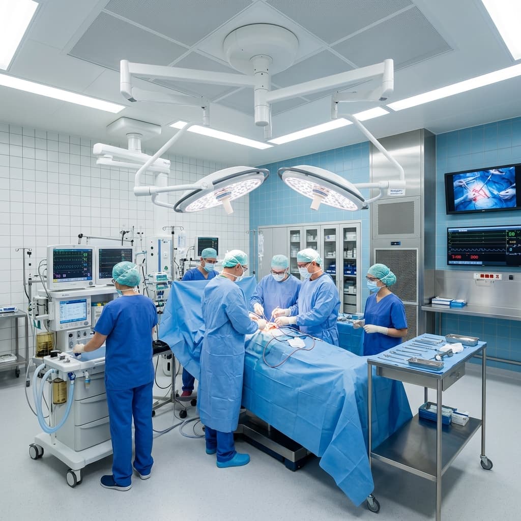 Medical professionals collaborating